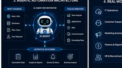Agentic process automation workflow architecture with AI agent orchestration