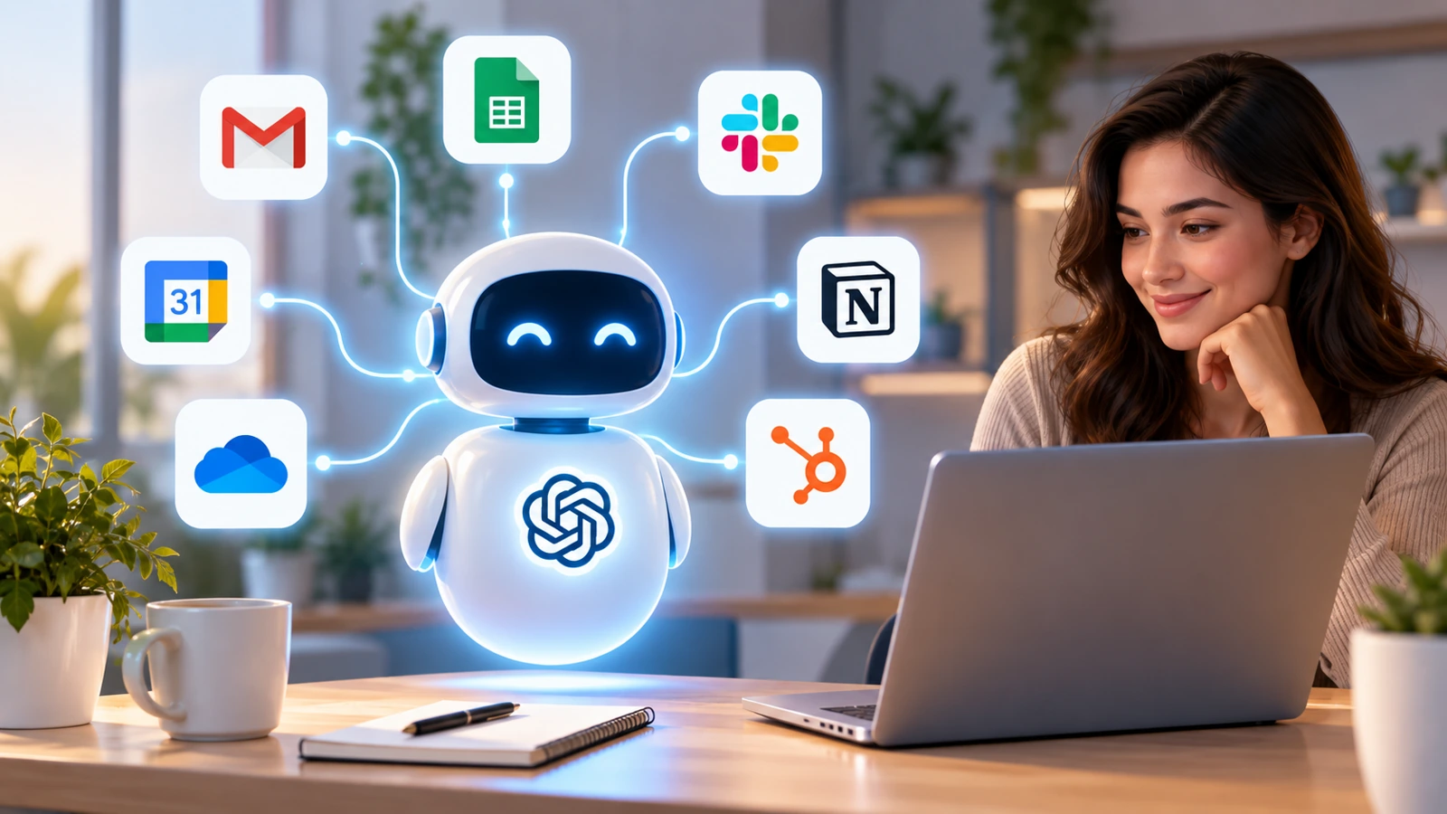 AI task automation workflow showing how repetitive business tasks can be automated