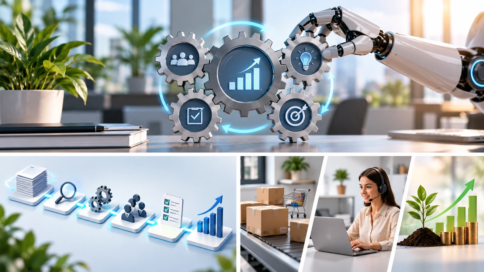 Business Process Optimization: Strategies, Tools & AI Methods for 2026 workflow visual